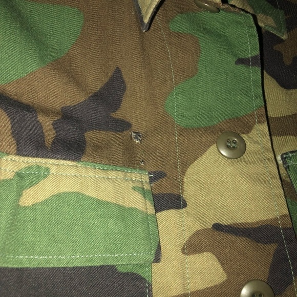 Vintage Camo Jacket Authentic Military Issued Field Jacket Unisex Camo Jacket - Picture 13 of 13